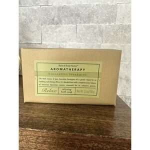 Bath & Body Works Stress Relief‎ Eucalyptus Spearmint Nourishing Bar Soap 5.3 Oz